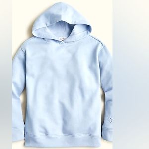New! J. Crew sz. XS (4-5) Girls Blue Hoodie Sweatshirt Crewcuts Kids NWT